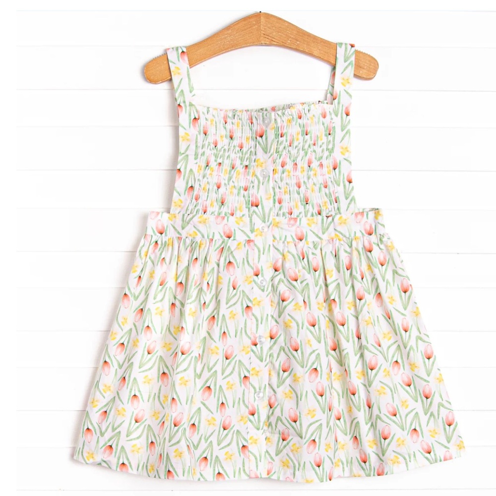 Stitchy Fish 18m First Sprout of Spring Dress